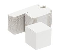 PATIKIL Cajas De Regalo Con Tapa, 50 Pcs Cajas De Cartón Kraft 2x2x2 Pulgadas Para Detalles De Boda Graduación Fiestas Cumpleaños Manualidades, Blanco