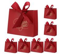 PATIKIL Cajas de regalo de agradecimiento de 4.5 x 1.8 x 4 pulgadas, 20 cajas de regalo de fiesta de dulces para boda, día de la madre, Pascua, aniversario, Navidad, graduación, celebración, cinta