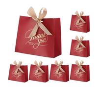 PATIKIL Cajas de regalo de agradecimiento de 5.5 x 2.4 x 5 pulgadas, 50 cajas de regalo de fiesta de dulces para boda, día de la madre, Pascua, aniversario, Navidad, graduación, celebración, cinta de