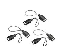 PATIKIL Cámara Correa Bucles Conector, 6uds ABS Plástico Rápida Liberación Cuello Hombro Correa Hebilla Adaptador para Exterior Fotografía Cámara Binocular Ojal, Negro