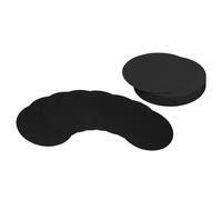 PATIKIL Cartón Grueso de 4" en el Forma de Círculo 36 Piezas Recortes de Papel de Forma Redonda Posavasos de Cartón Grueso para Manualidades Aula Anuncios Tablones Decoración Negro
