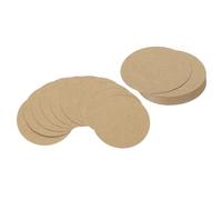 PATIKIL Cartulina Circular de 10cm, 36 Pcs de Recortes de Formas Redondas de Cartulina Gruesa para Posavasos, para Proyectos de Manualidad, Decoración de Tablones de Anuncios, Kraft