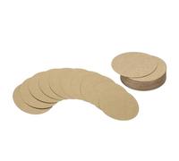 PATIKIL Cartulina de 2" en el Forma de Círculo 36 Piezas Recortes Redondos de Papel Grueso para Manualidades Decoración de Tablones de Anuncios en el Aula Color Kraft