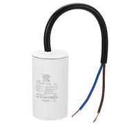PATIKIL CBB60 10uf Condensador Funcionamiento del Motor,1 Uds CA 450V 2 Cables 50/60Hz Cilindro 64x35mm Condensador de Arranque para Agua Bombas, Lavadoras Máquinas Motor Arranque