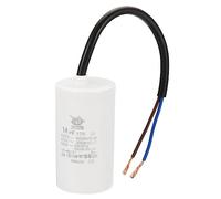 PATIKIL CBB60 14uf Condensador Funcionamiento del Motor,1 Uds CA 450V 2 Cables 50/60Hz Cilindro 73x40mm Condensador de Arranque para Agua Bombas, Lavadoras Máquinas Motor Arranque