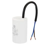PATIKIL CBB60 25uf Condensador Funcionamiento del Motor,1 Uds CA 450V 2 Cables 50/60Hz Cilindro 73x44mm Condensador de Arranque para Agua Bombas, Lavadoras Máquinas Motor Arranque