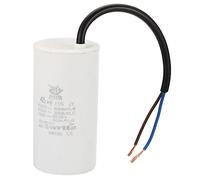 PATIKIL CBB60 45uf Condensador Funcionamiento del Motor, 1 Uds CA 450V 2 Cables 50/60Hz Cilindro 97x48mm Condensador de Arranque para Agua Bombas, Lavadoras Máquinas Motor Arranque