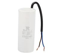 PATIKIL CBB60 70uf Condensador Funcionamiento del Motor,1 Uds CA 450V 2 Cables 50/60Hz Cilindro 125x48mm Condensador de Arranque para Agua Bombas, Lavadoras Máquinas Motor Arranque