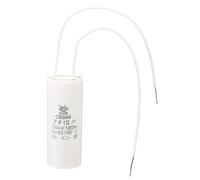 PATIKIL CBB60 7uf Condensador funcionamiento,1 Uds CA 450V 2 Cables 50/60Hz Cilindro 62x24mm para Agua Bombas, Lavadoras Máquinas Motor Arranque