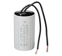 PATIKIL CBB60 9uF Funcionamiento Condensador, AC 450V 2 Cables 50/60Hz Cilindro 60x35mm para Agua Bombas, Lavadora Máquina Motor Arranque