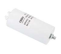 PATIKIL CBB60 Condensador de Funcionamiento de 55Uf AC 450V 4 Pines 50/60Hz Cilíndrico con Tornillo M8 para Lavadoras Bombas de Limpieza Y Motores de Estrella
