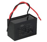 PATIKIL CBB61 Techo Ventilador Condensador, 1uds 30uF 450V AC 50/60HZ con 2 Cables para Aire Acondicionador Ventilador Motor Estrella Funcionamiento Condensadores 65 x 45 x 45mm