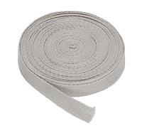 PATIKIL Cinta de algodón de 15 mm x 9 m, cinta al bies de algodón, cinta de costura, cinta de sarga para dobladillo, cinta de tela para coser para manualidades, embalaje de punto, color gris claro