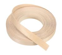 PATIKIL Cinta de borde de arce, 3/4 pulgadas x 49.2 pies Cinta de chapa de madera preencolada Banda de borde de contrachapado flexible con adhesivo termofusible para restauración muebles