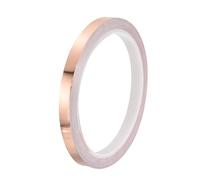 PATIKIL Cinta de Cobre 0.31 Pulgadas x 11 Yardas 0.05 Grosor, Cinta de Lámina de Cobre Conductiva de una Cara para Blindaje EMI en Electrónica, Circuitos y Puesta a Tierra