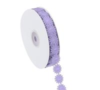 PATIKIL Cinta de Encaje con Flores de Margarita, Cinta de Encaje Bordada para Manualidades DIY, Costura, Adornos, Diademas, Decoración Nupcial para Bodas, Morado