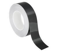PATIKIL Cinta De Película De Poliéster Metalizada 40mm X 50 Metros, Cinta Decorativa Metálica Negra Brillante Cinta Adhesiva Espejo Para Detallar Pared De Acento Artes Paredes