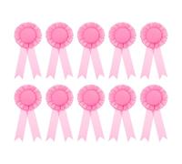 PATIKIL Cinta de Premio en Blanco, 10 Unidades de Cinta de Premio Medalla de Ganador Cinta de Reconocimiento de Participación para Competiciones, Eventos Deportivos y Fiestas, Bodas, Rosa