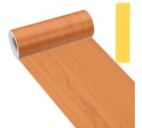 PATIKIL Cinta De Reparación De Veta De Madera 15cm x 10m, Parche Texturizado Realista Para Reparación, Cinta De Madera Para Pelar Y Pegar Para Pisos Ventanas Muebles Mesa Cereza Roja