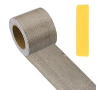 PATIKIL Cinta De Reparación De Veta De Madera 5cm x 10m, Parche Autoadhesivo Realista Con Textura De Madera Para Piso Puerta Ventana Muebles Mesa Roble Gris