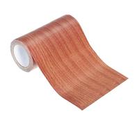 PATIKIL Cinta de Reparación de Veta de Madera 6" X15', Parche Autoadhesivo con Textura Realista para Suelo, Puerta, Mesa, Armarios, Escritorio, Roble Rojo
