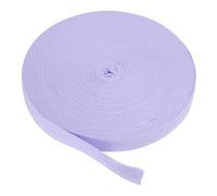 PATIKIL Cinta de Sarga de Algodón de 25mm (1") 50 Yardas Cinta de Bies de Algodón Cinta de Adorno de Espiga para Coser Envolver Regalos Manualidades Diy Lila Claro