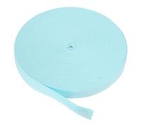 PATIKIL Cinta de Sarga de Algodón de 25mm (1") 50 Yardas Cinta de Bies de Algodón Cinta de Adorno de Espiga para Coser Envolver Regalos Manualidades Diy Azul Claro
