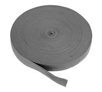 PATIKIL Cinta de Sarga de Algodón de 25mm (1") 50 Yardas Cinta de Bies de Algodón Cinta de Adorno de Espiga para Coser Envolver Regalos Manualidades DIY Gris Oscuro