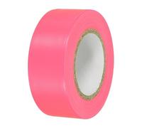PATIKIL Cinta de señalización 1.2" x300', Cinta de marcaje de neón de PVC no adhesiva para límites de levantamiento de árboles en senderos al aire libre, color rosa