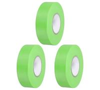 PATIKIL Cinta de señalización 1" x148', Paquete de 3 Rollos de Cinta Marcadora de PVC No Adhesiva para Límites de Levantamiento de Árboles en Senderos al Aire Libre, Verde