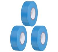 PATIKIL Cinta de señalización 1" x148', Paquete de 3 Rollos de Cinta Marcadora de PVC No Adhesiva para Límites de Levantamiento de Árboles en Senderos al Aire Libre, Azul