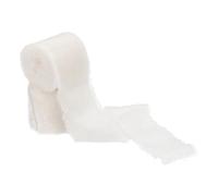 PATIKIL Cinta de Terciopelo Crema, 1-1/2 Pulgada x 3 Yardas Cinta de Terciopelo Deshilachada para Envoltura de Regalos Tela de Terciopelo para Coronas Ramos de Flores Lazos