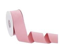 PATIKIL Cinta De Terciopelo De Doble Cara Para 1-1/2 Pulgada X 10 Yardas Cinta Vintage Con Alambre Para Manualidades Lazos Adornos De Árbol De Navidad Ramos De Boda Decoración Rosa