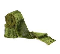 PATIKIL Cinta de Terciopelo Verde Oliva, 1-1/2 Pulgada x 3 Yardas Cinta Deshilachada para Envoltura de Regalos Tela para Coronas Ramos de Flores Moños Decoración para Bodas