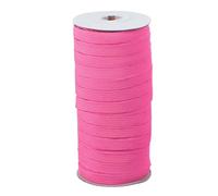 PATIKIL Cinta Elástica, 10 mm x 45m Banda Elastica Cuerda Plana Costura Poliéster Cordón Elástico Correa Trenzada para Tejer Coser Ropa Pantalones Manualidad Bricolaje, Fucsia