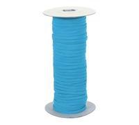 PATIKIL Cinta Elástica, 3 mm x 45m Banda Elastica Cuerda Plana Costura Poliéster Cordón Elástico Correa Trenzada para Tejer Coser Ropa Pantalones Manualidad Bricolaje, Azul