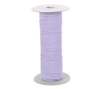 PATIKIL Cinta Elástica, 3 mm x 45m Banda Elastica Cuerda Plana Costura Poliéster Cordón Elástico Correa Trenzada para Tejer Coser Ropa Pantalones Manualidad Bricolaje, Morado Claro