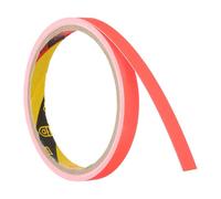 PATIKIL Cinta luminosa en la oscuridad 10mm x 3 metros, 1 rollo de cinta adhesiva fluorescente cinta reflectante luminosa banda de luz negra para fiesta, naranja rojo