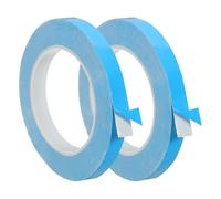 PATIKIL Cinta Térmica Adhesiva, 2 Rollos 25m x 12mm x 0.2mm Cinta Térmica Conductora Adhesiva De Doble Cara para Disipadores De Calor Módulos LED GPU Computadora CPU IC Chip, Azul