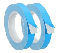 PATIKIL Cinta Térmica Adhesiva, 2 Rollos 25m x 18mm x 0.2mm Cinta Térmica Conductora Adhesiva De Doble Cara para Disipadores LED Módulos GPU CPU De Computadora Chips IC, Azul