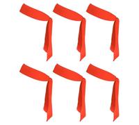 PATIKIL Cintas para La Cabeza Bandas para La Cabeza, 6 Pcs Banda Ninja Karate Ajustable Deportiva para Sudor para Hombre Mujer Correr Tenis Yoga, Rojo Sandía