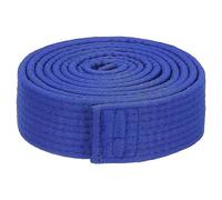PATIKIL Cinturón de Ranking de Taekwondo 4cm x 2.2m, Poliéster Marciales Artes Judo Karate Cinturón para Entrenador Enseñanza Práctica, Azul