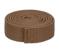 PATIKIL Cinturón de Ranking de Taekwondo 4cm x 2.2m, Poliéster Marciales Artes Judo Karate Cinturón para Entrenador Enseñanza Práctica, Marrón