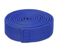 PATIKIL Cinturón de Ranking de Taekwondo 4cm x 2.4m, Poliéster Marciales Artes Judo Karate Cinturón para Entrenador Enseñanza Práctica, Azul