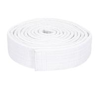 PATIKIL Cinturón de Ranking de Taekwondo 4cm x 2.8m, Poliéster Marciales Artes Judo Karate Cinturón para Entrenador Enseñanza Práctica, Blanco