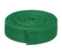 PATIKIL Cinturón de Ranking de Taekwondo 4cm x 2.8m, Poliéster Marciales Artes Judo Karate Cinturón para Entrenador Enseñanza Práctica, Verde