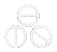 PATIKIL Clip de anillo de resina de 1.4 pulgadas, 8 hebillas circulares redondas para bufanda de seda para mujer, camiseta suelta, decoración, transparente, Transparente, 35mm/1.4inch