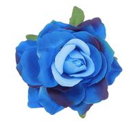 PATIKIL Clips de Pelo Boho de Rosa, Broches de Tela con Flores para Mujeres, Accesorios para Ropa de Fiesta de Boda Baile de San Valentín, Regalos de Día de San Valentín, Color Azul