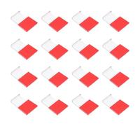 PATIKIL Clips de Tira de Luces LED 30 Piezas Adhesivas con Tornillo Abrazadera de Cable Soporte de Montaje Fijación Clip Gestión de Cables para Tira de Luces de 0.39In/10mm Ancho