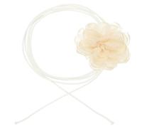 PATIKIL Collar De Camelia Para Mujer, Collar Ajustable Con Flor Blanca, Accesorio De Moda Para Novia, Boda, Despedida De Soltera, Halloween Y Fiesta De Graduación